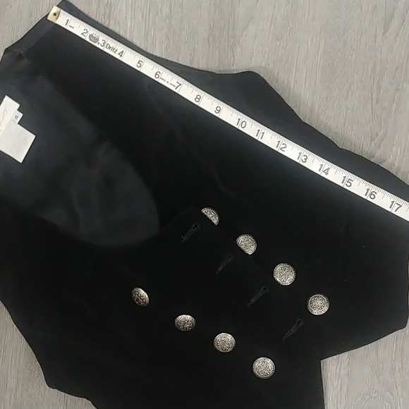 Vtg Apart Blouse & Velvet Vest - Picture 12 of 16